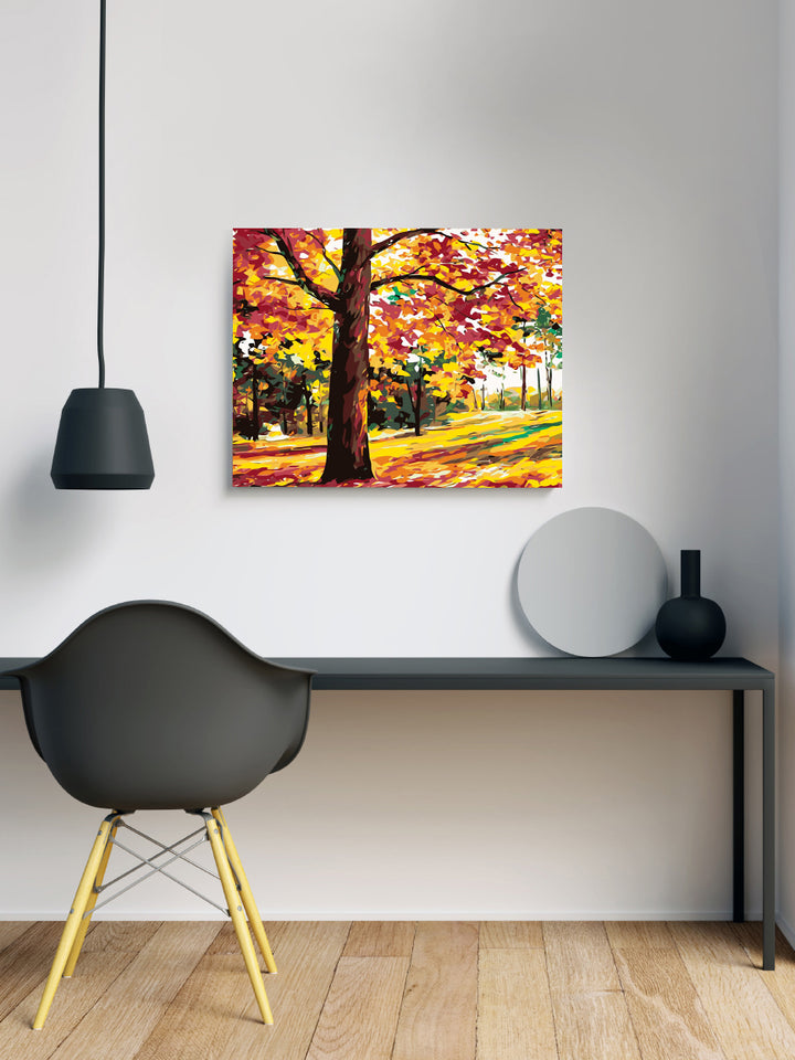 Fall Forest - Paint-by-Numbers Kit