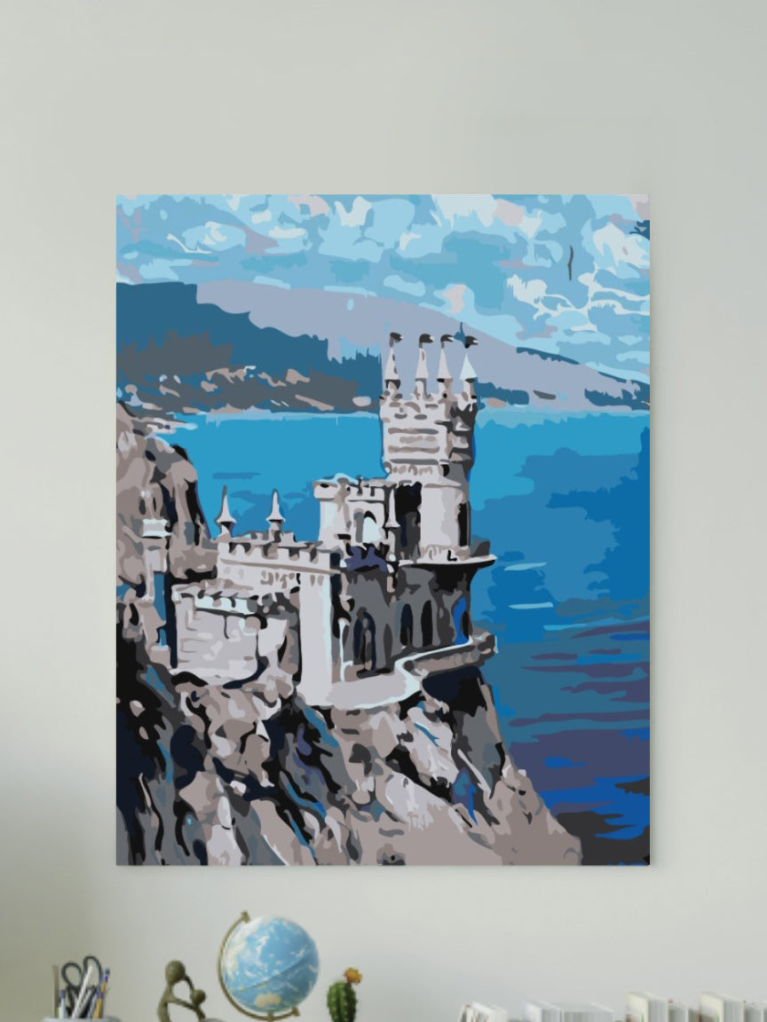 Castle by the Sea - Paint-by-Numbers Kit