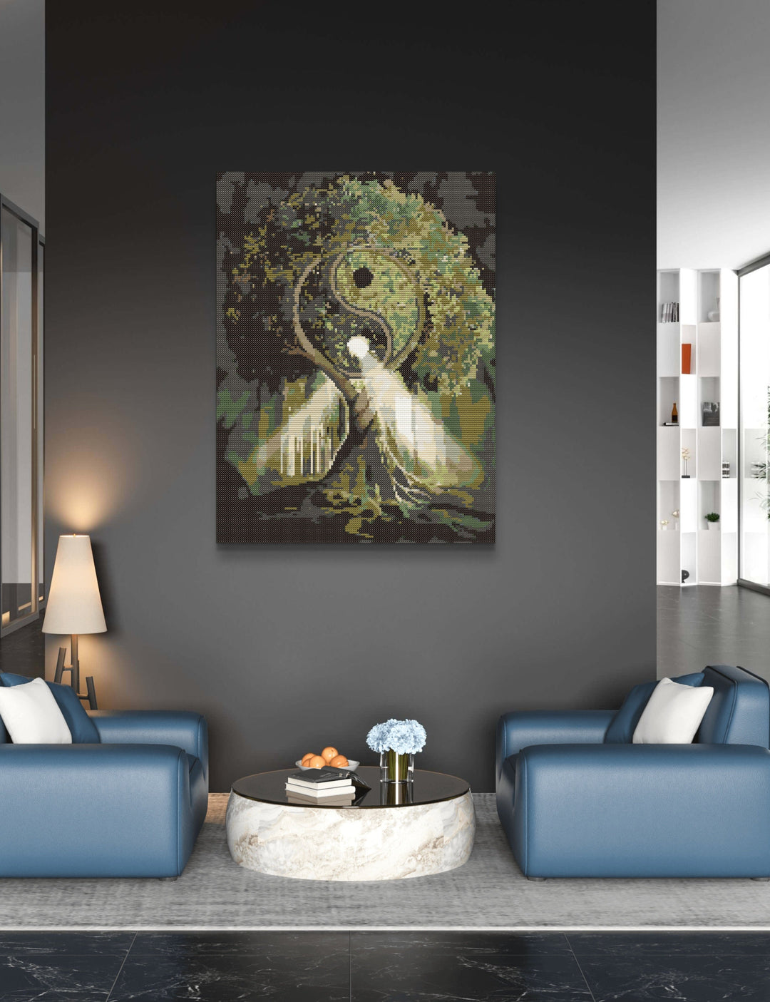 Yin Yang Tree - Diamond Painting Kit